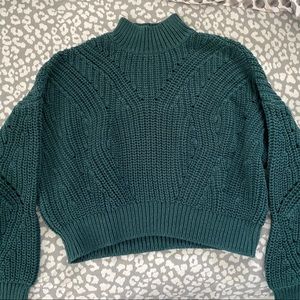 lottie moss mock neck sweater
